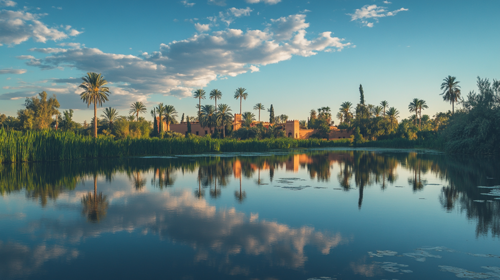 a magical and beautiful spot in Marrakech, a part of a Morocco 8 day trip