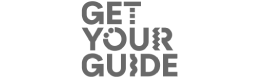getyourguide logos - featured and partnered with easytrip.ai