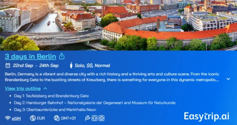 Berlin 3 day itinerary