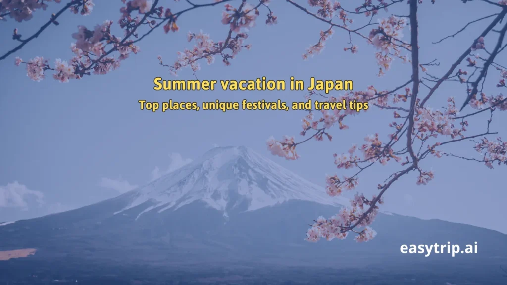 summer vacation in japan