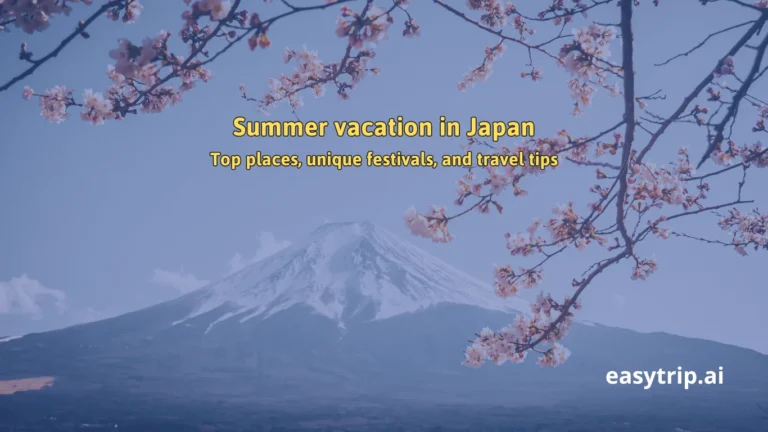 summer vacation in japan